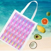 Tropical Sunset Island Girl Palm Rose Mug