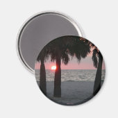 Tropical Sunset Magnet Magneet (Voorkant / Achterkant)