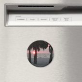 Tropical Sunset Magnet Magneet (Insitu (Vaatwasser))