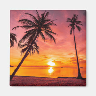 Tropical Sunset Magnet Magneet