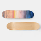 Tropical Sunset Photo Skateboard (Horizontaal)