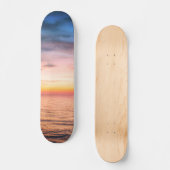 Tropical Sunset Photo Skateboard (Voorkant)
