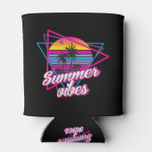 Tropical Sunset Summer Vibes Koelbox Blikjeskoeler (Achterkant)