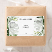 Tropical Thème Dropper Bottle Étiquettes (En situation)