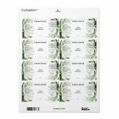 Tropical Thème Dropper Bottle Étiquettes (Feuille entière)