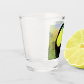 Tropical Toco Toucan Shot Glass Glas (Links)