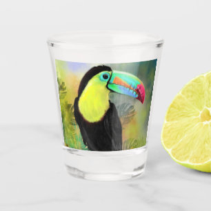Tropical Toco Toucan Shot Glass Glas