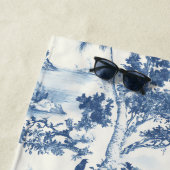 Tropical Toile de Jouy Strandlaken (In situ)