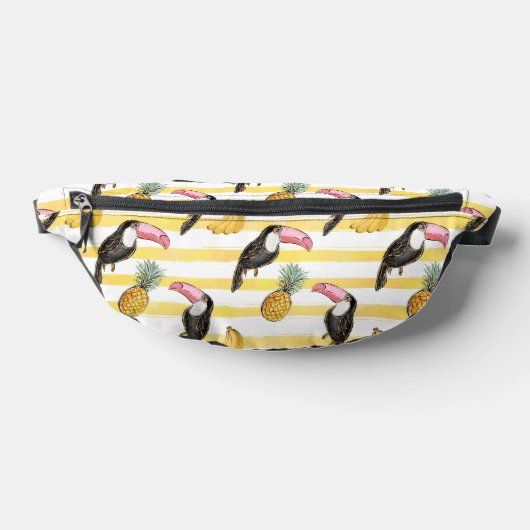 Tropical Toucan Bird Yellow Stripe Motif (Poser)
