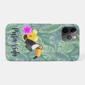 Tropical Toucan Pura Vida Design Smartphone Coque (Dos (Horizontal))