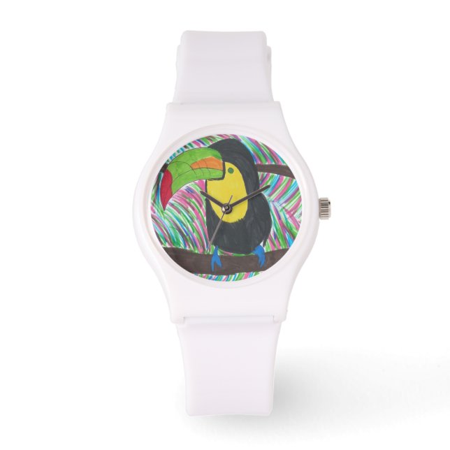 Tropical Toucan Watch Horloge (Voorkant)