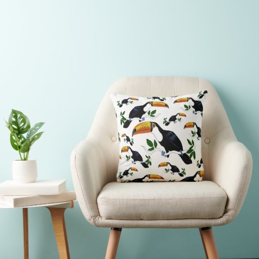 Tropical Toucans Pattern Sierkussen (Stoel)
