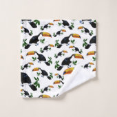 Tropical Toucans - Playful Jungle (Gant de toilette)