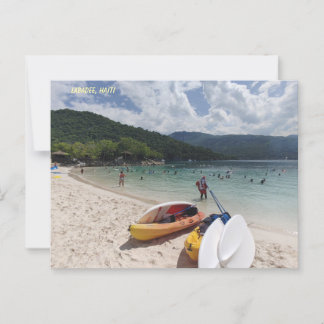 Tropical Tranquility – Labadee Beach Scene Briefkaart