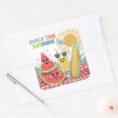 Tropical Treats – Summer Snack Sticker Set (Enveloppe)