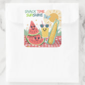 Tropical Treats – Summer Snack Sticker Set (Sac)