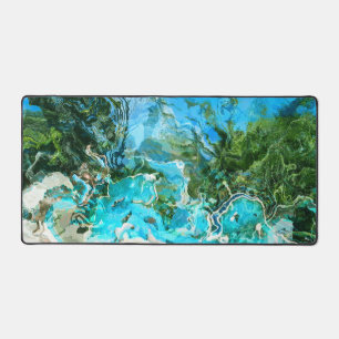 Tropical Turquoise Océan Bleu & algues Vert