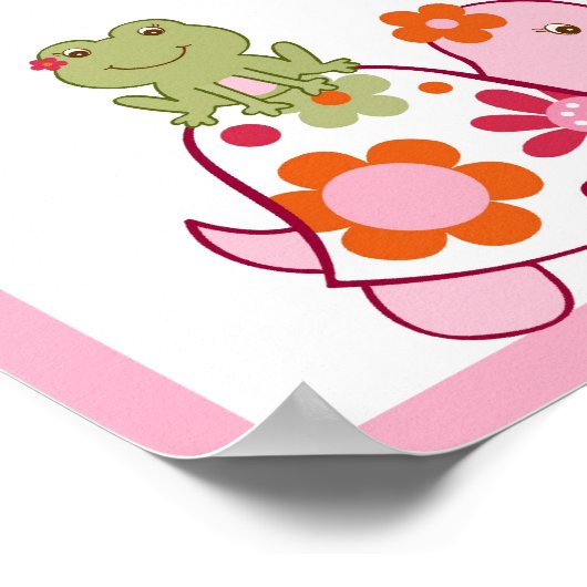Tropical Turtle Frog Nursery décoration murale per (Coin)