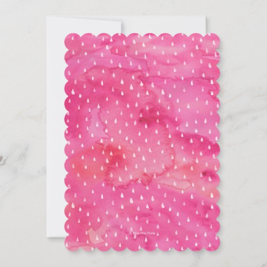 Tropical Tutti Fruitt Gold 8e Invitation anniversa (Dos)