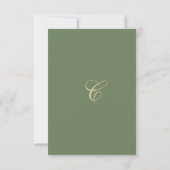 Tropical vert et blanc invitation de fin d'études (Dos)