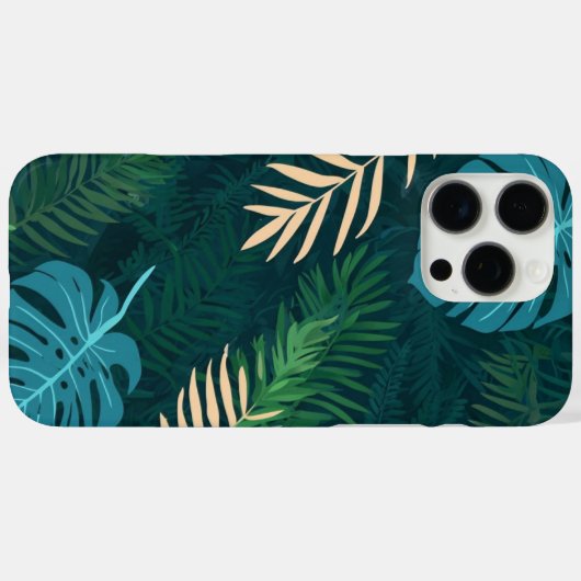  Tropical Vibes – Botanical iPhone Cover (Achterkant (horizontaal))