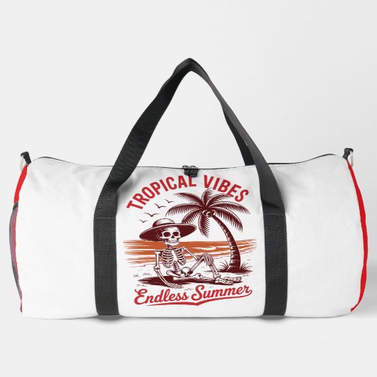 Tropical Vibes Endless Summer Skeleton Plunjezak (Achterkant)