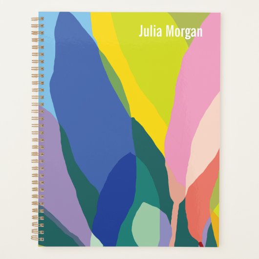 Tropical Vibes kleurrijke planner (Voorkant)