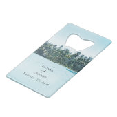 Tropical Watercolor Palms & Beach Wedding (Devant Angle)