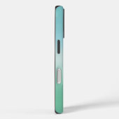 Tropical Waters Gradient Monogram Name  Case-Mate iPhone Case (Achterkant / Rechts)