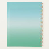 Tropical Waters Gradient Monogram Name  Planner (Achterkant)