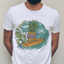 Tropical Wave Ananas Surf Surfen Strand Zomer