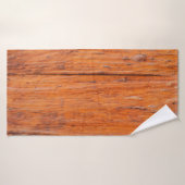 Tropical wood texture. abstract, home decor, backg (Serviette de bain)