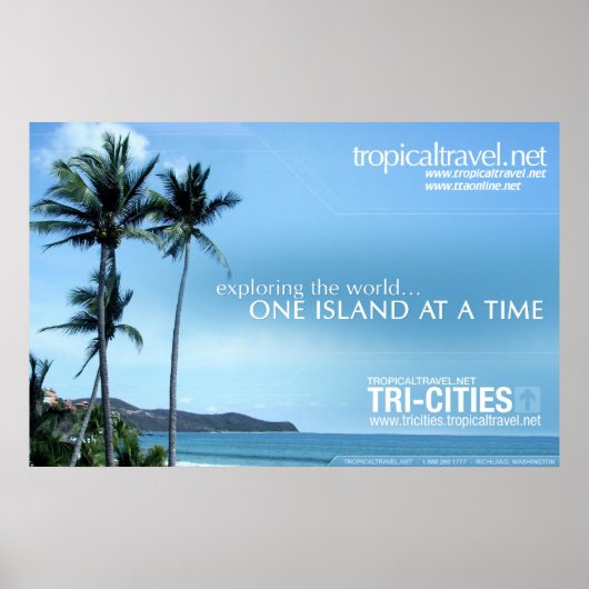 Tropicaltravel.net Poster (Voorkant)