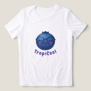 TropiCool Blueberry – gekroonde en Schattigee edit Tri-Blend Shirt