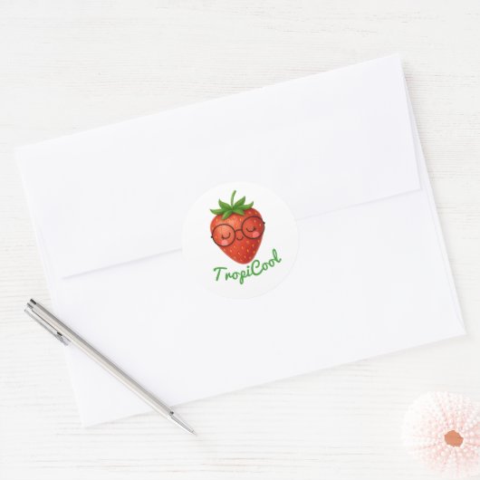 TropiCool Strawberry - Sticker Fun & Fruit Frais (Enveloppe)
