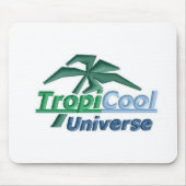 TropiCoolUniverse mousepad (wit) Muismat (Voorkant)