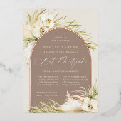  tropics Bat Mitzvah Folie Uitnodiging (Voorkant)