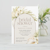  tropics Bridal Shower Invitation Kaart (Staand voorkant)