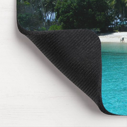 Tropisch aangepaste balkstructuur muismat (Hoek)