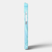 Tropisch Abstract Acryl Giet Blauw Water Case-Mate iPhone Case (Achterkant / Links)