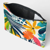 Tropisch Abstract patroon met ritssluiting Etui (Open)