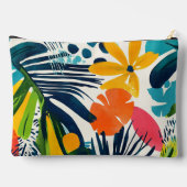 Tropisch Abstract patroon met ritssluiting Etui (Achterkant)