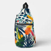 Tropisch Abstract patroon Sling Bag (Voorkant)