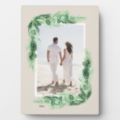 Tropisch Afbeelding Easel Back Frameless Foto Fotoplaat (voorkant)