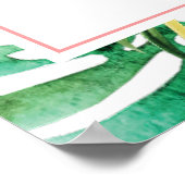 Tropisch Afstuderen Luau Party Welcome Sign Poster (Hoek)