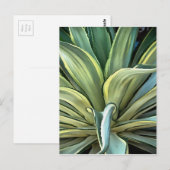 Tropisch-Agave Realism Art Briefkaart (Voorkant / Achterkant)