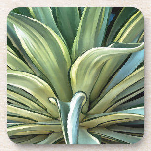 Tropisch-Agave Realism Art Drankjes Onderzetter