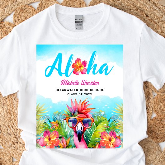 Tropisch Aloha Afsluitingsfeest T-shirt