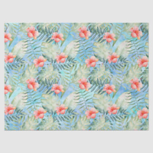Tropisch Aloha Hibiscus Floral Tissuepapier