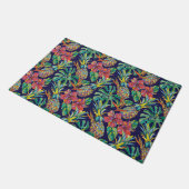 Tropisch anananas Hibiscus Pattern Deurmat (Schuin)